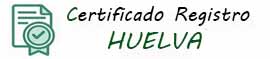 Certificado Registro Huelva